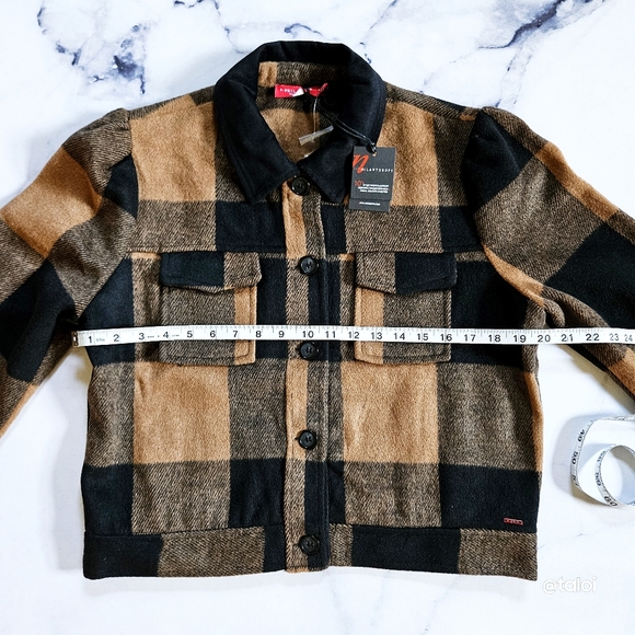 NWT n:Philanthropy Renzo Jacket in Plaid Multi - Picture 14 of 16